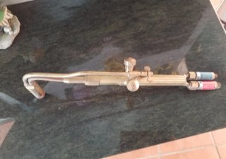 Caña soplete corte con boquilla y antirretorno