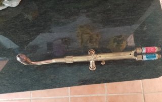 Caña soplete corte con boquilla y antirretorno