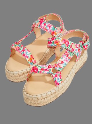 Sandalias plataforma Hijoane floral piel T39