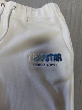 Conjunto Trapstar Algodón Blanco y Azul