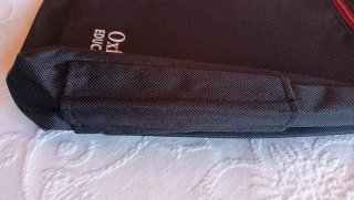 Bolsa Oxford Negra y Roja para Portátil/Libros