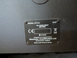 Amplificador Blackstar HT-5RH + Cabina