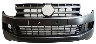 Paragolpes Delantero (Negro) Con Rejilla para Volkswagen AMAROK 2010