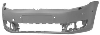 Paragolpes Delantero Imprimado (Con 2 Agujeros Lavafaros Y 6 Agujeros Para Sensores) para Volkswagen CADDY III 2010 y TOURAN 2010