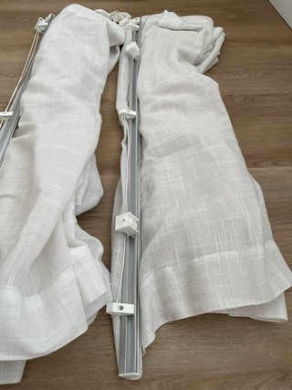 2 Estor blanco de 90x240 cm