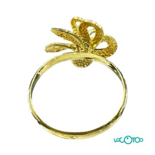 Anillo Oro 18K Flor