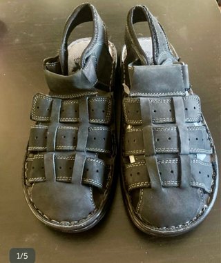 Sandalias Hombre Talla 41 Negras