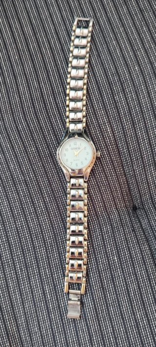 Reloj Geneva Mujer Oro y Plata