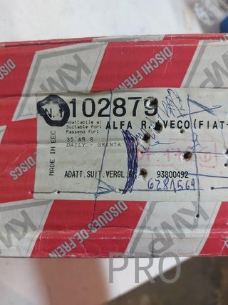 Disco de freno Iveco Daily