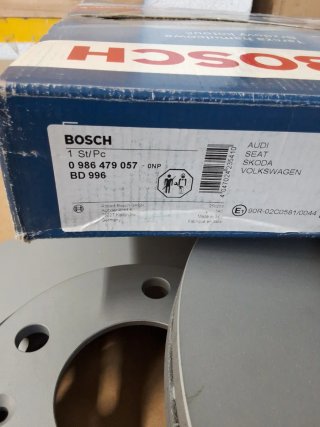 Discos Freno Bosch VW 312mm