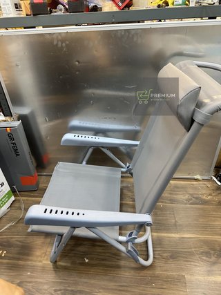 Relaxdays Tumbona Plegable con Reposacabezas