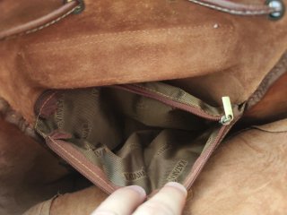 Bolso Katana Piel Marrón 35x35x20