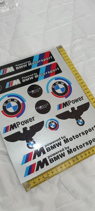 Lote Pegatinas Vinilo BMW Motorsport M Power