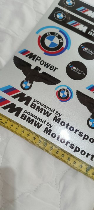 Lote Pegatinas Vinilo BMW Motorsport M Power