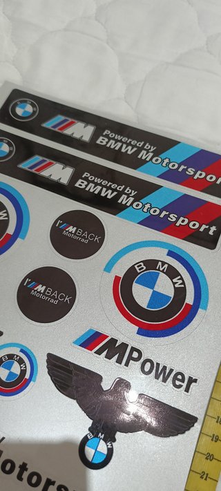 Lote Pegatinas Vinilo BMW Motorsport M Power