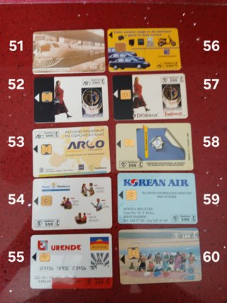 Schede telefoniche Spagna 500 Ptas Cabitel
