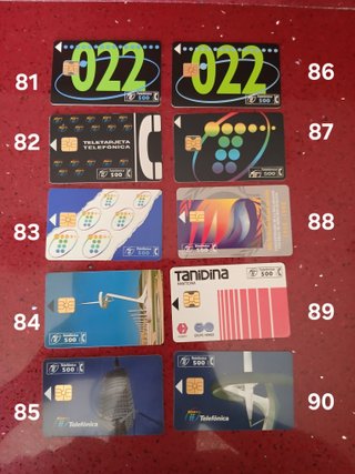 Schede telefoniche Spagna 500 Ptas Cabitel