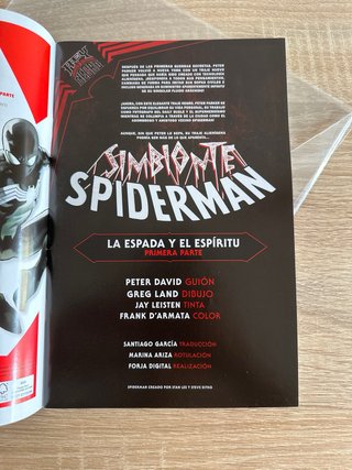 Cómic Simbionte Spiderman (n1 de 3)