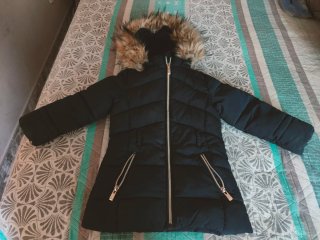 Cazadora invierno niña T4-5 años azul marino