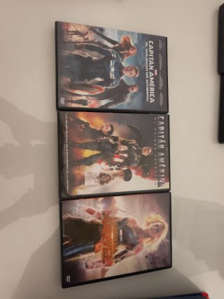 Pack 3 Películas Capitán América DVD
