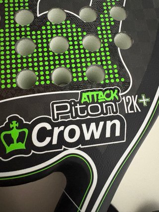 Pala Pádel Blackcrown Piton Attack 12k NUEVA
