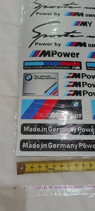 Pegatinas Vinilo BMW M Power Motorsport