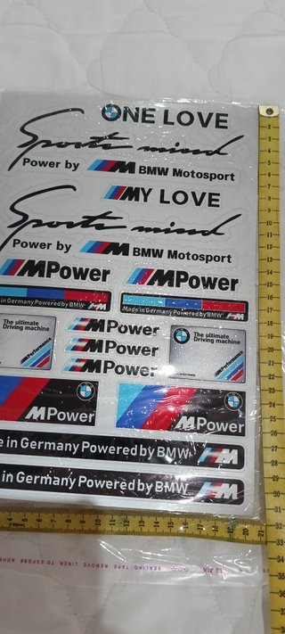 Pegatinas Vinilo BMW M Power Motorsport