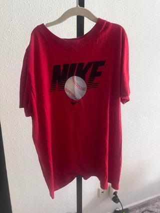 Camiseta Nike Baseball Roja manga corta