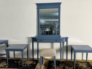 Conjunto dormitorio azul