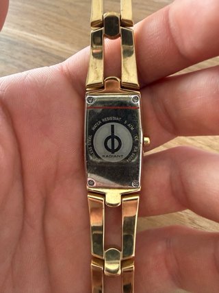 Reloj Radiant Dorado Negro