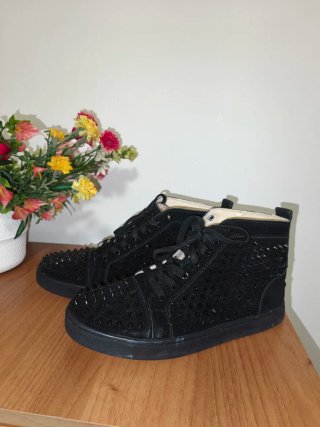 Scarpe Christian Louboutin Spike Nere Taglia 44
