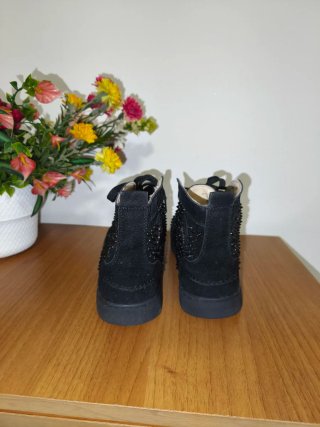 Scarpe Christian Louboutin Spike Nere Taglia 44