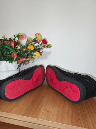 Scarpe Christian Louboutin Spike Nere Taglia 44