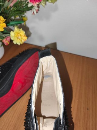 Scarpe Christian Louboutin Spike Nere Taglia 44