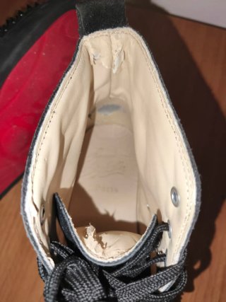Scarpe Christian Louboutin Spike Nere Taglia 44