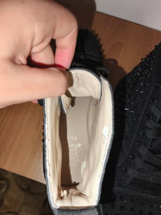 Scarpe Christian Louboutin Spike Nere Taglia 44
