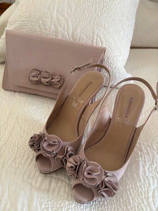 Zapatos tacón y cartera Vanessa talla 36