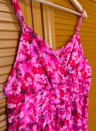 Vestido Largo Shein Curve estampado Floral 4XL