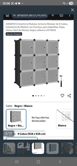 Mueble Modular 8 Cubos Zapatero Plástico