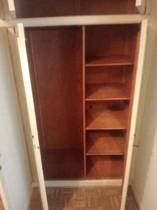Regalo Armario empotrado madera y cristal