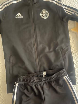 Chándal Oficial Real Valladolid Adidas Negro