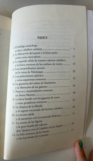Libro Don Quijote de la Mancha