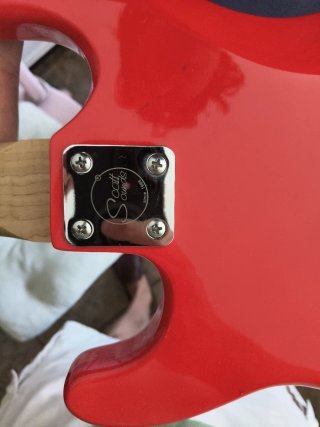 Guitarra Eléctrica Scott Sound Roja para niños