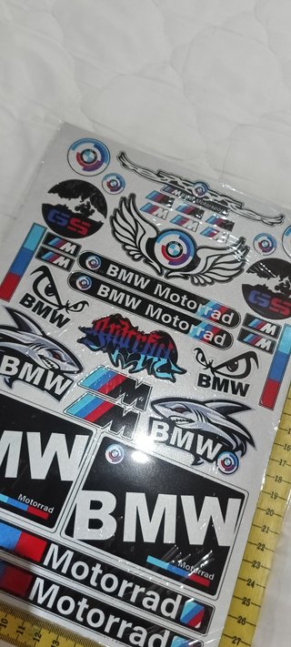 Lote Pegatinas Vinilo BMW Motorrad M Power