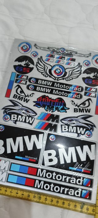 Lote Pegatinas Vinilo BMW Motorrad M Power