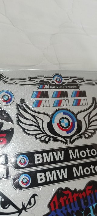 Lote Pegatinas Vinilo BMW Motorrad M Power