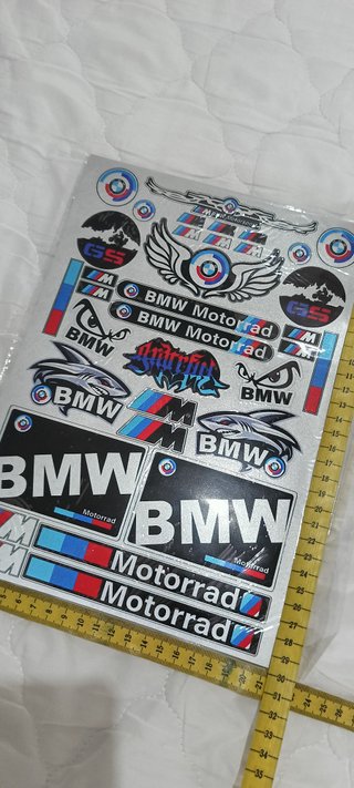 Lote Pegatinas Vinilo BMW Motorrad M Power