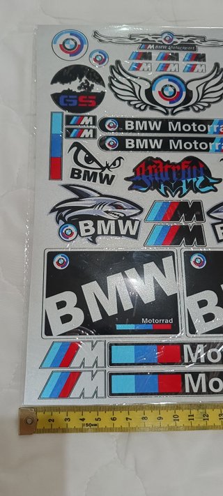 Lote Pegatinas Vinilo BMW Motorrad M Power