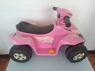 Quad rosa infantil 18 meses - 3 años