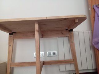 Mesa de madera antigua madera